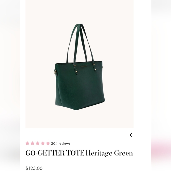 Poppy & Peonies Heritage Green Tote - Picture 3 of 8